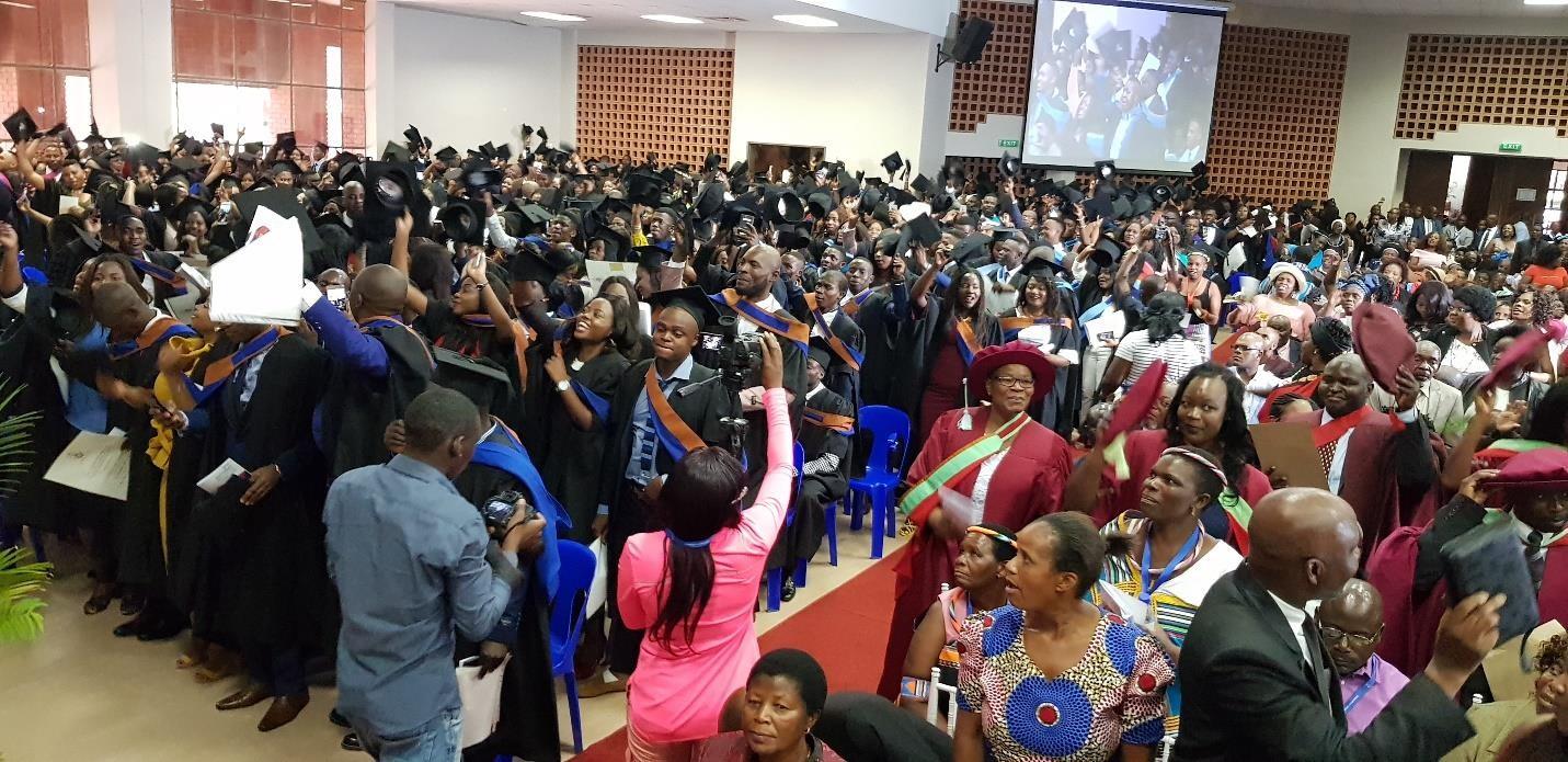UNIVEN Chancellor Adv. Mojankunyane Gumbi confers 3068 degrees during
