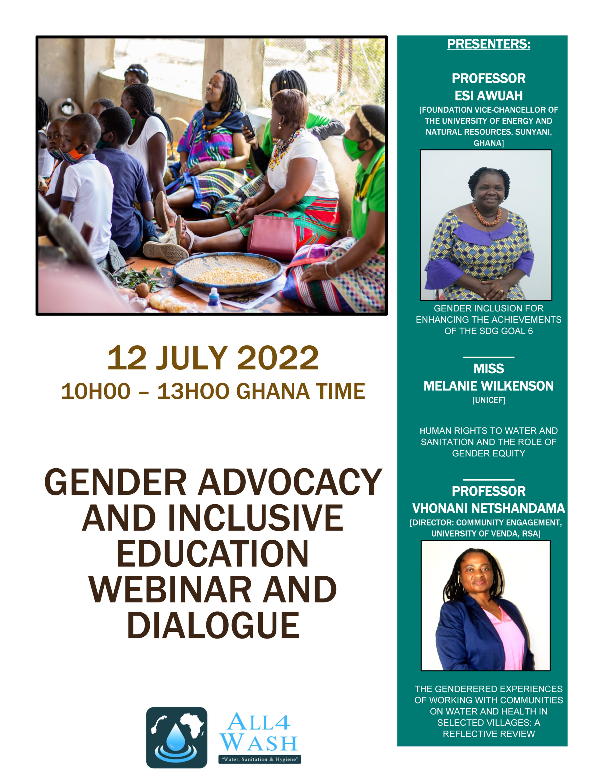 Gender Advocacy and Inclusive Education Webinar and Dialogue 12 July ...